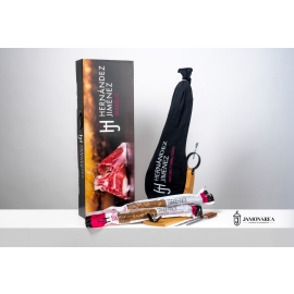Coffret Gourmande Épaule ibérique pata negra Bellota (Gland) AOC Guijuelo  et saucisses